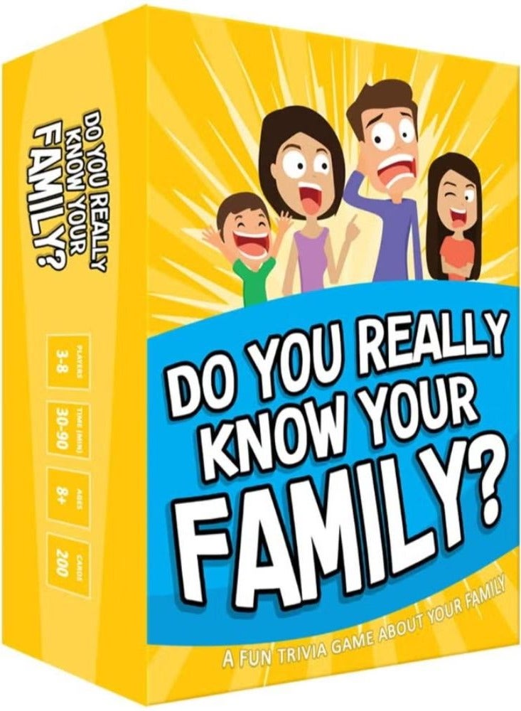 Do You Really Know Your Family? A Fun Family Game Filled With Conversation Starters And Challenges - Great For Kids Teens And Adults