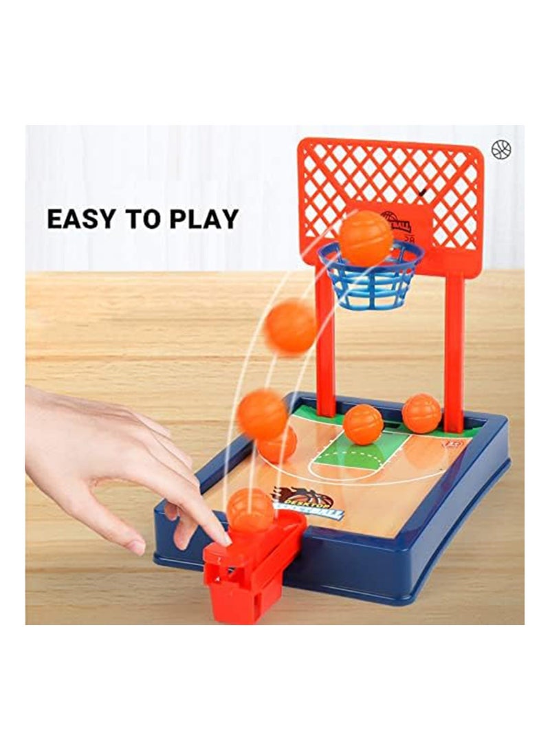 6 Pack Mini Basketball Game, Fun Goodie Bag Stuffers, Basketball Party Favors, Mini Basketball Game, Carnival Games, Classic Arcade Tabletop Basketball Games, Anti-Stress Novelty Toys