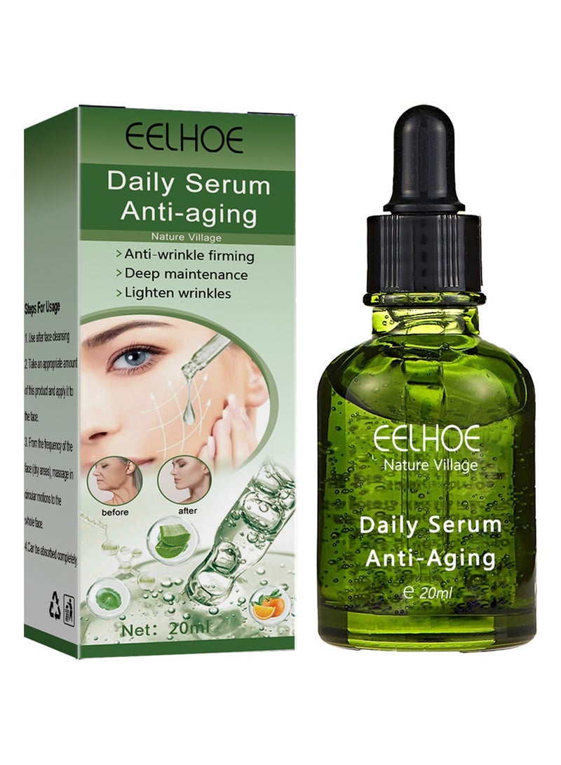EELHOE Deep Anti-Wrinkle Essence Fades Fine Lines and Wrinkles, Shrinks Pores, Improves Skin and Facial Firmness 20ml