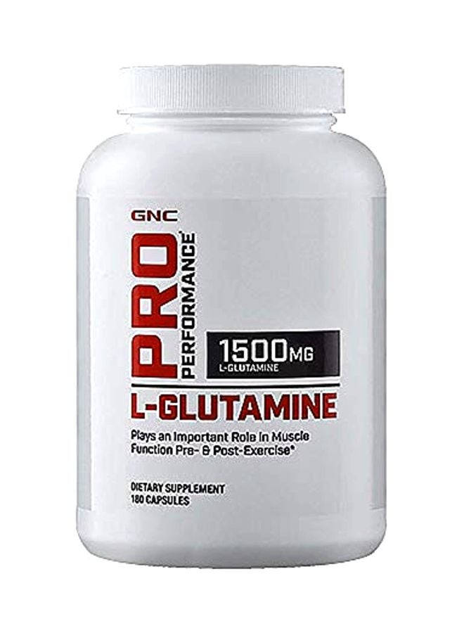 L-Glutamine 1500 mg - 180 Capsules