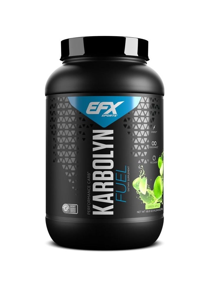 EFX Sports karbolyn fuel performance Carbs 1950g Green Apple Flavor 36 Serving