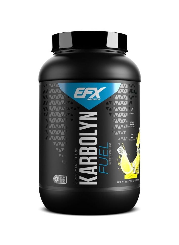 EFX Sports karbolyn fuel performance Carbs 1950g Lemon Ice Flavor 36 Serving