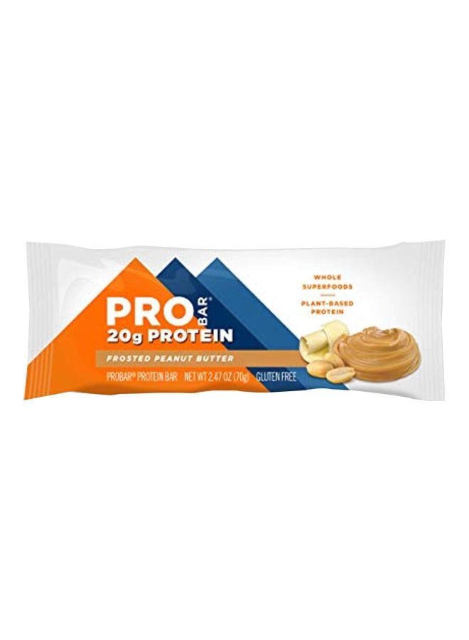 Pack Of 12 Base Protein Bar - Frosted Peanut Butter