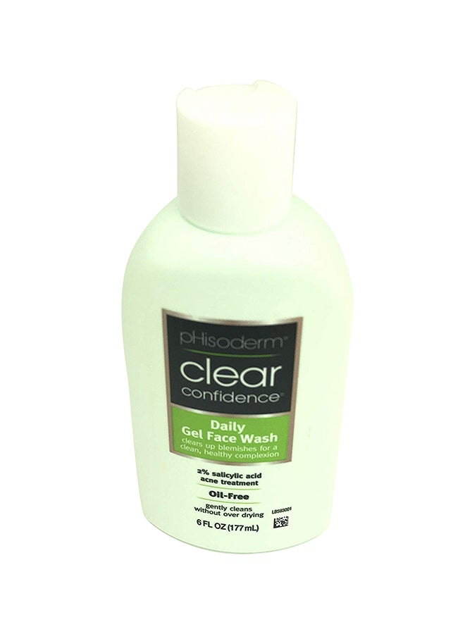 Clear Confidence Daily Gel Face Wash Oil Free 6 Oz.