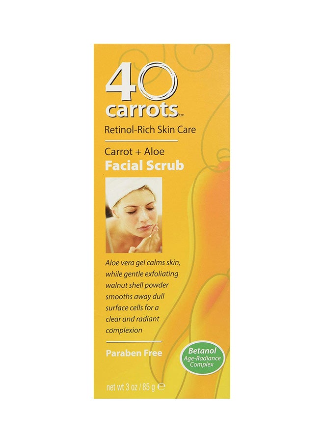 40 Carrots Carrot Aloe Facial Scrub