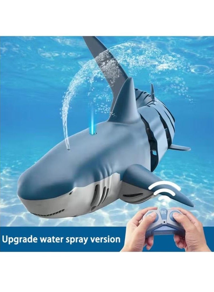 2.4G Remote Control Shark Toy for Swimming Pool Bathroom Great Gift RC Boat Toys for 6+ Year Old Boys and Girls