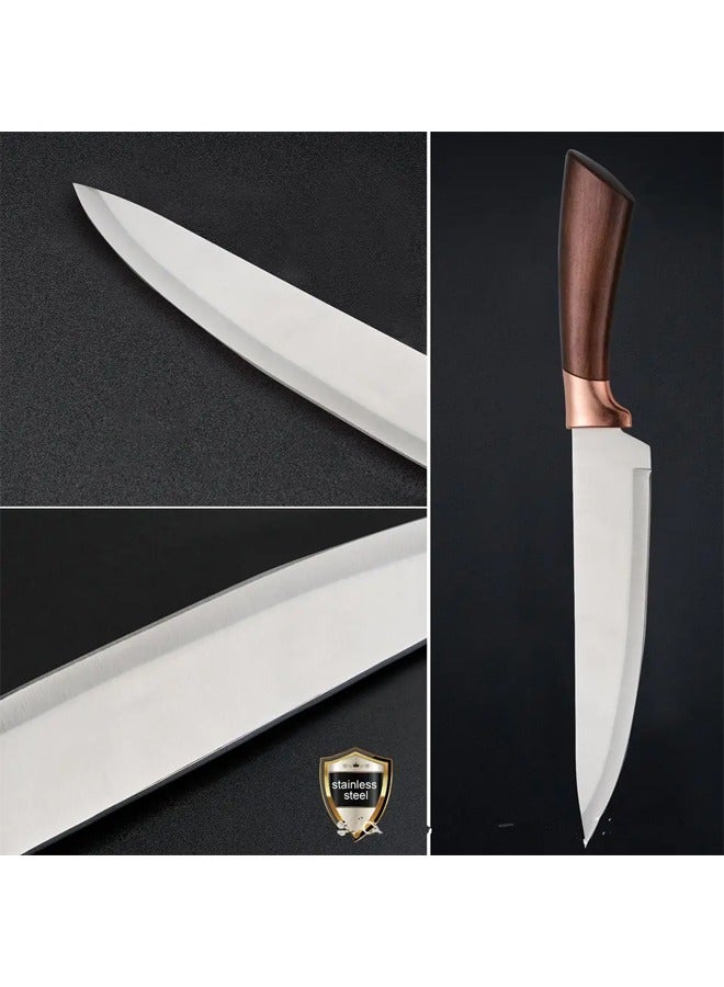 6 Piece Stainless Steel Knife Set