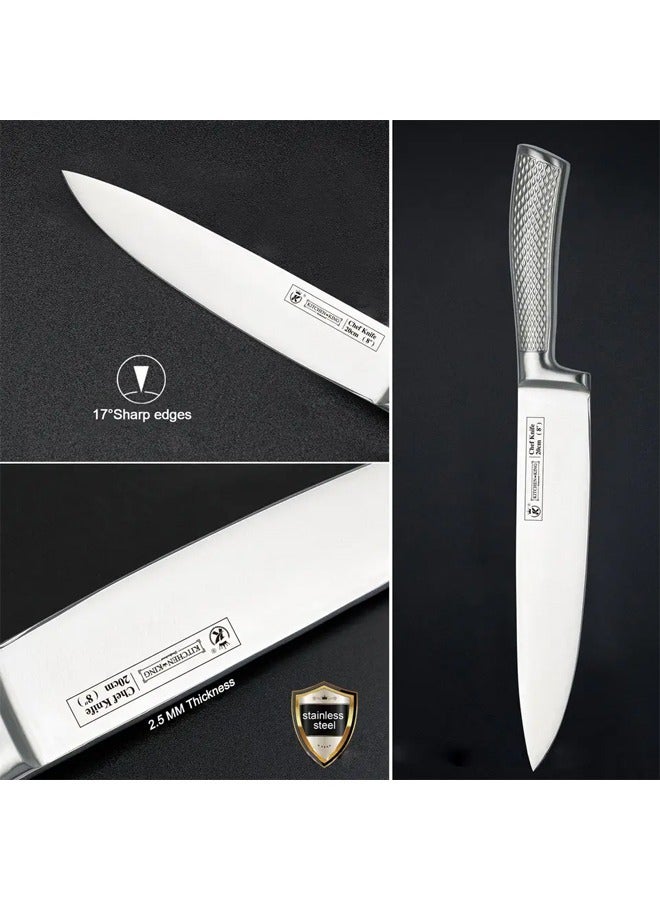 14 Piece Stainless Steel Knife Set