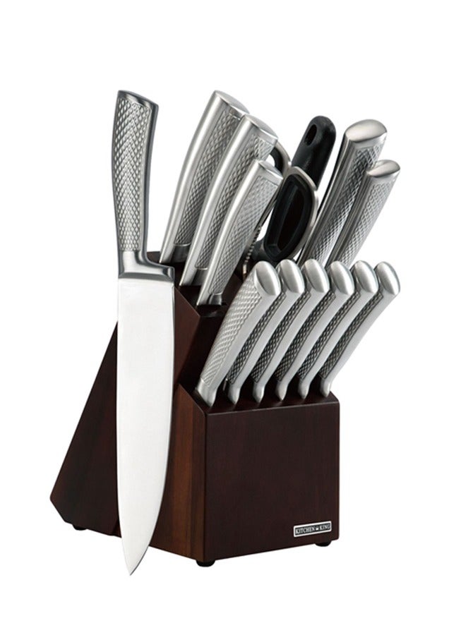 14 Piece Stainless Steel Knife Set