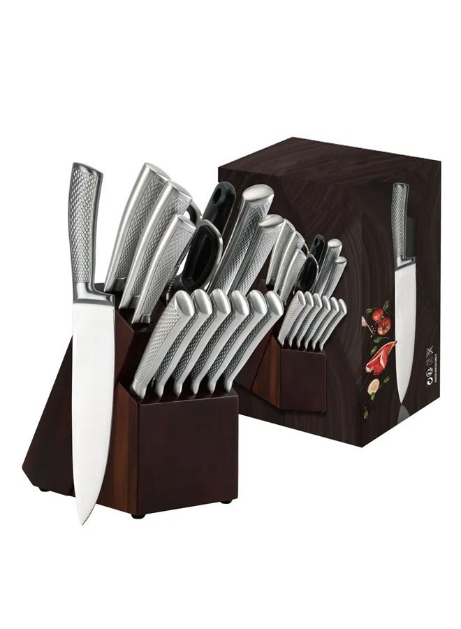 14 Piece Stainless Steel Knife Set