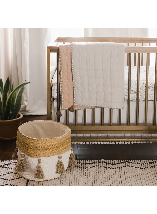 Ezra Copper Quilted Blanket