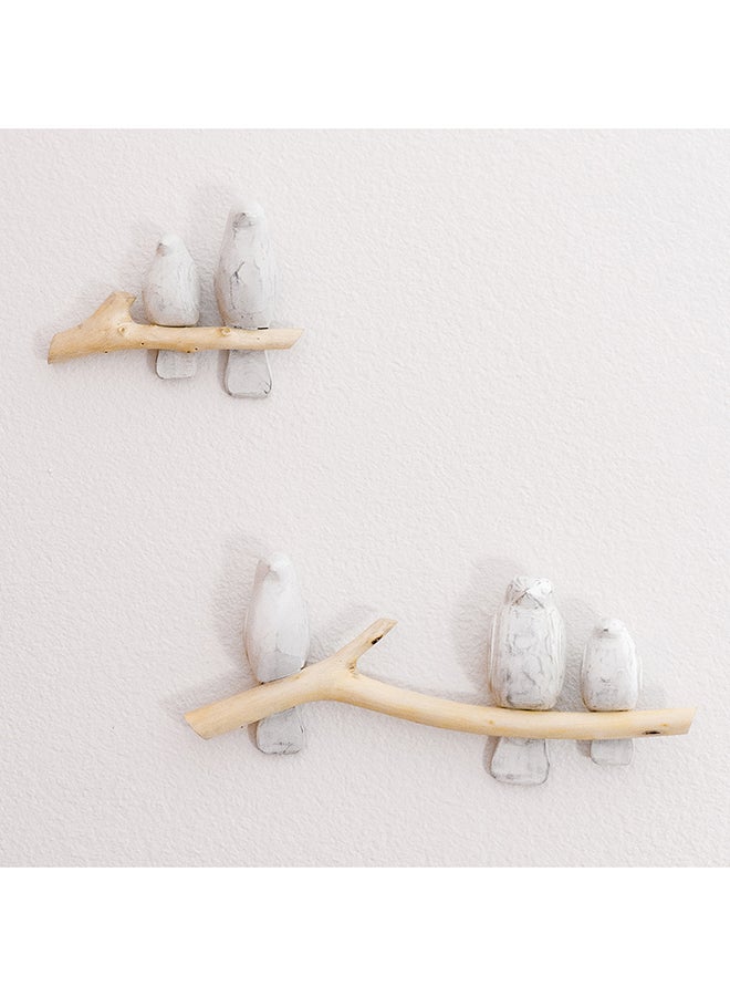 2 Pieces Perch Wall Decor