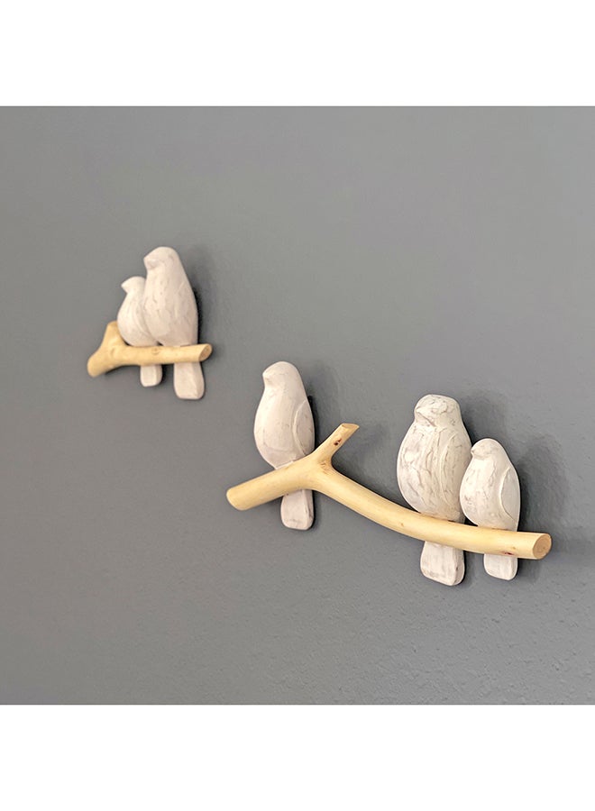 2 Pieces Perch Wall Decor