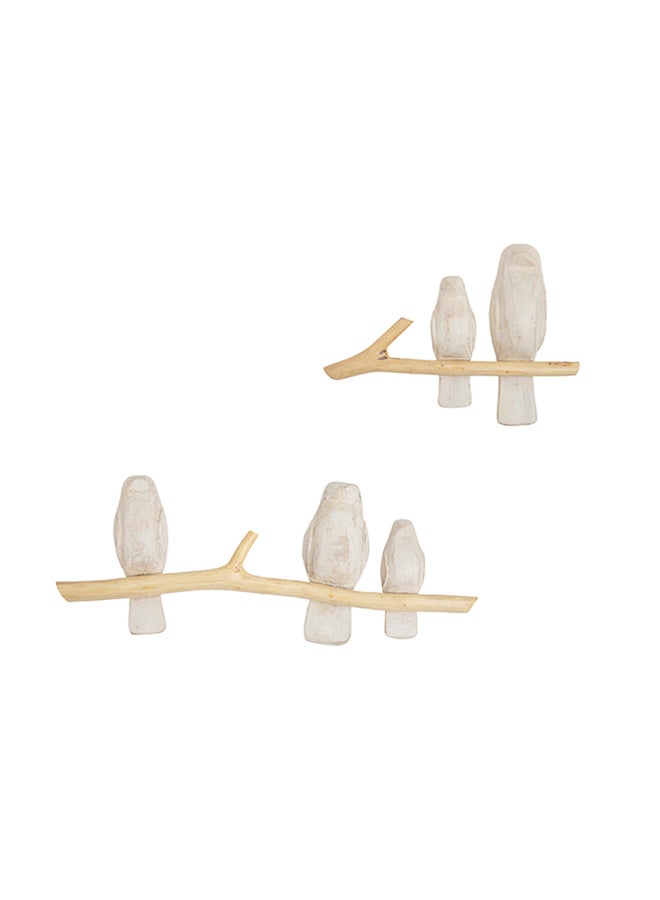 2 Pieces Perch Wall Decor