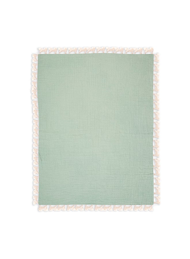 6 Layer Muslin Blanket Evergreen