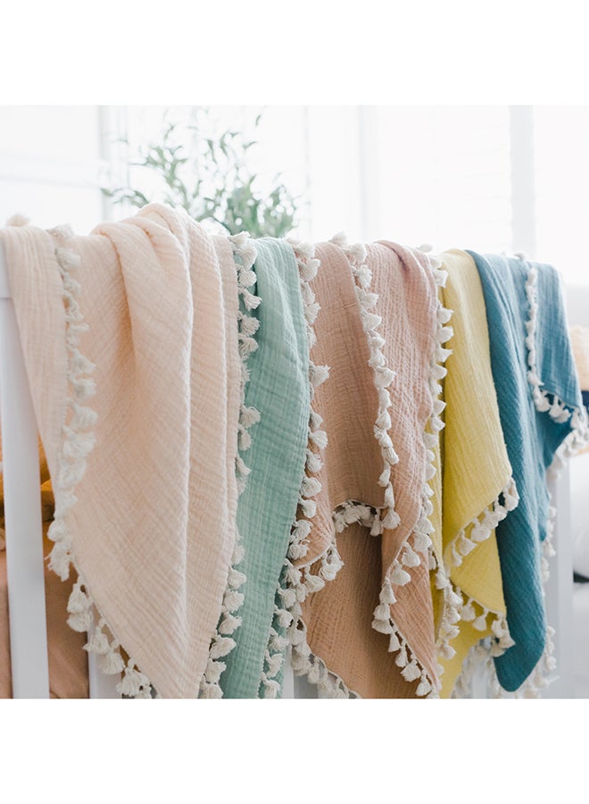 6 Layer Muslin Blanket Evergreen