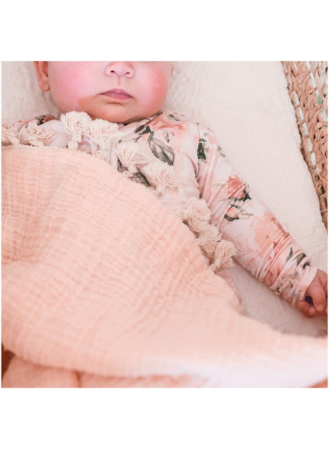 6 Layer Muslin Blanket Desert Rose