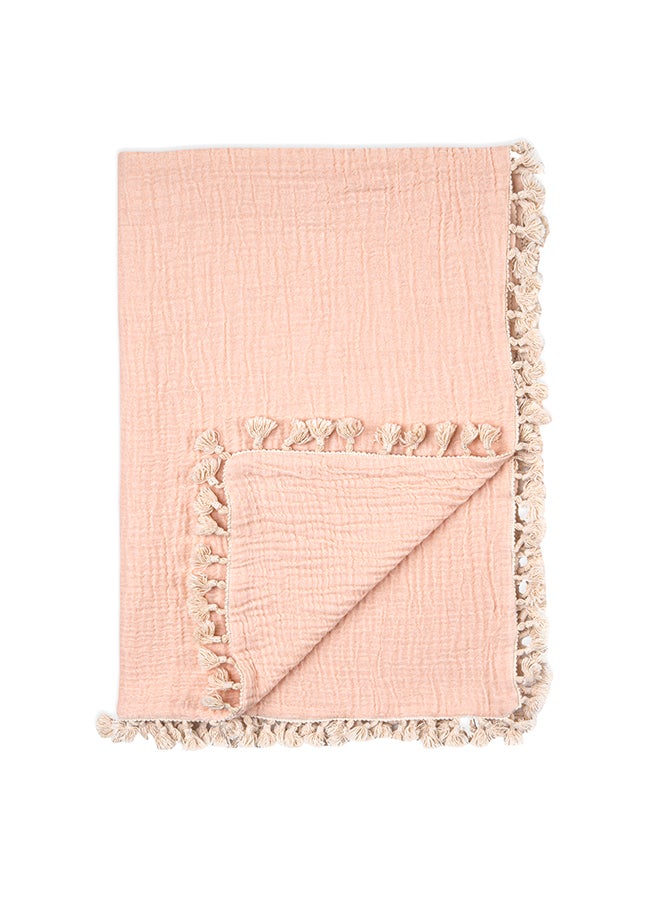 6 Layer Muslin Blanket Desert Rose