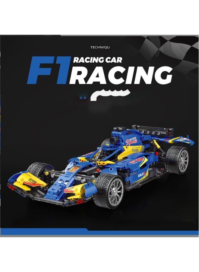 Blue F1 Formula Racing Car Toy