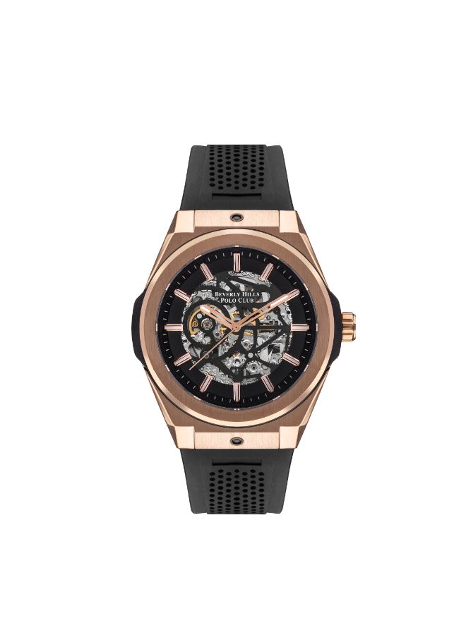Beverly Hills Polo Club Men 's Black Dial Mechanical watch - BP3636X.451