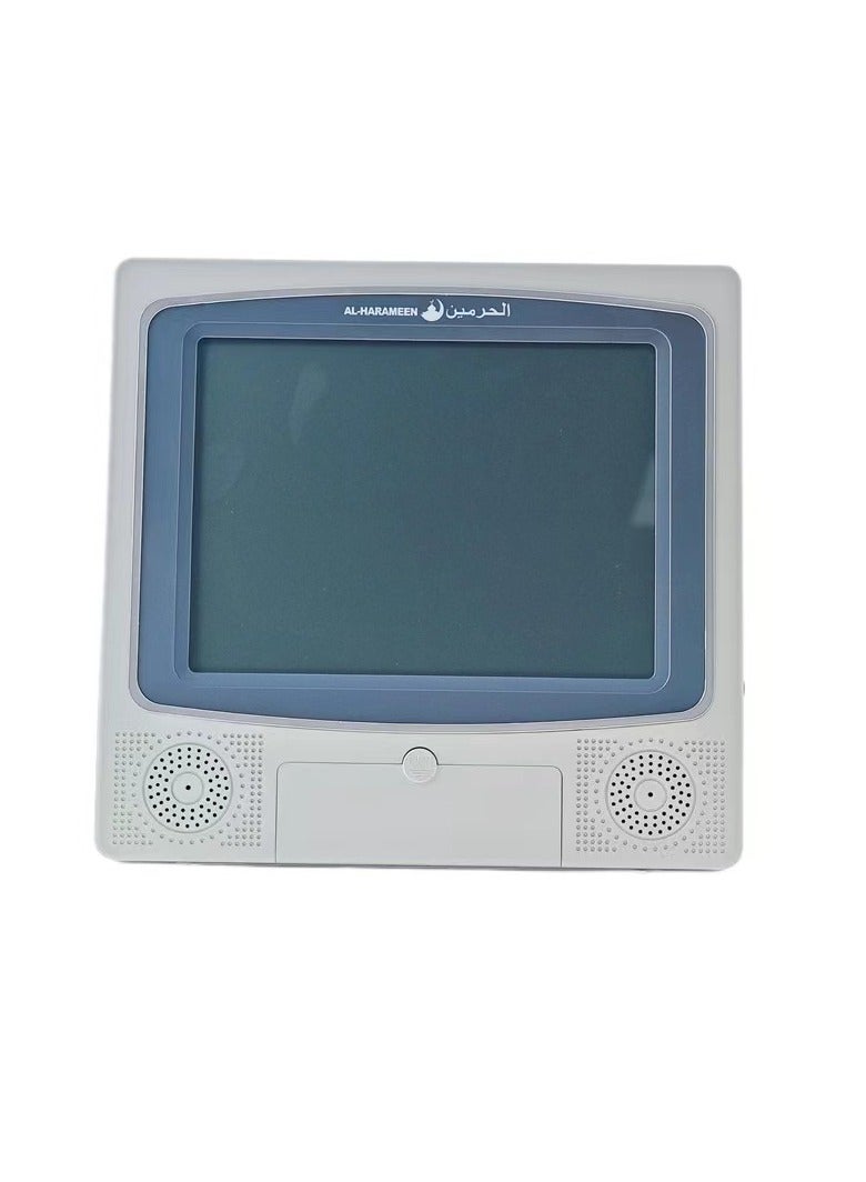 Silver/Black Digital Azan Table Alarm Clock