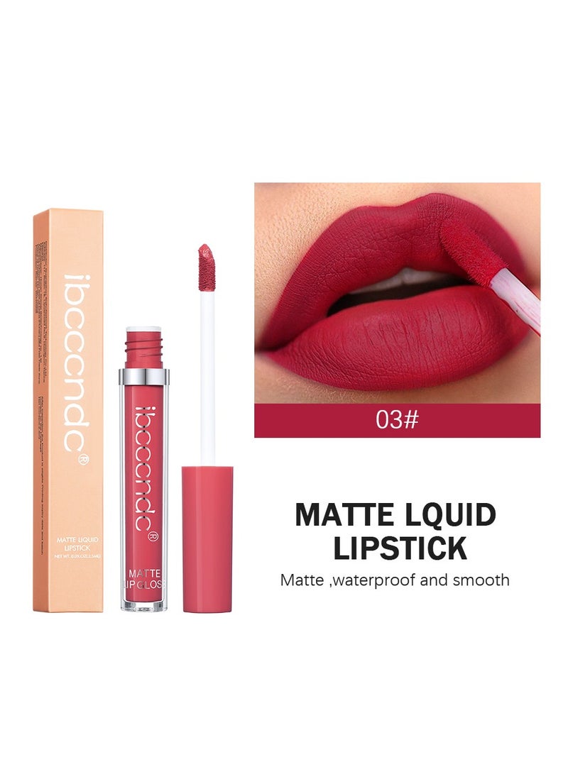 Velvet Matte Moisturizing Lip Glaze Lip Gloss 2.5ml