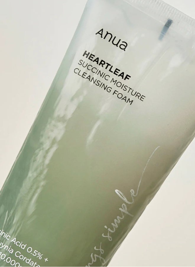 Heartleaf Succinic Moisture Cleansing Foam 150Ml