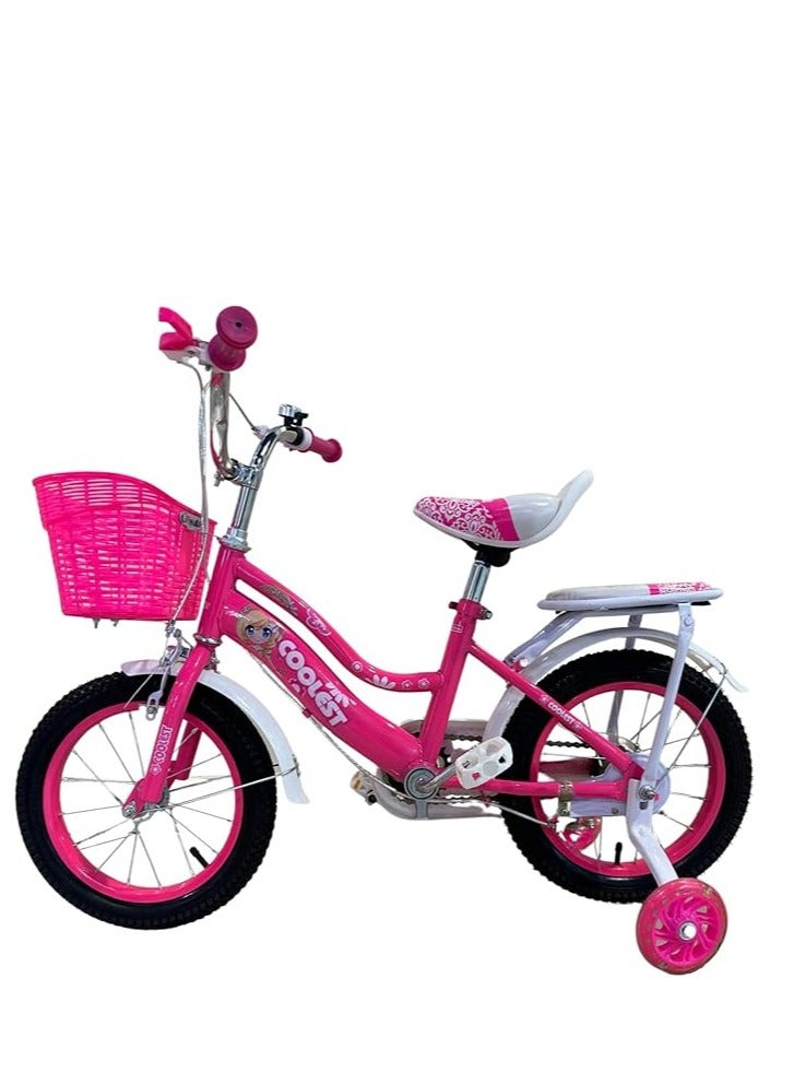 SHARD Lovely girls bike Children bicycle 16 inch pink with Training wheels