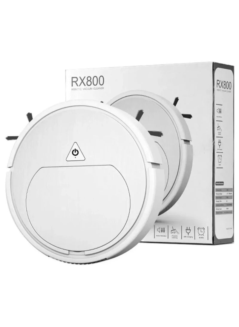 RX800 Intelligent Robotic Vacuum Cleaner - White