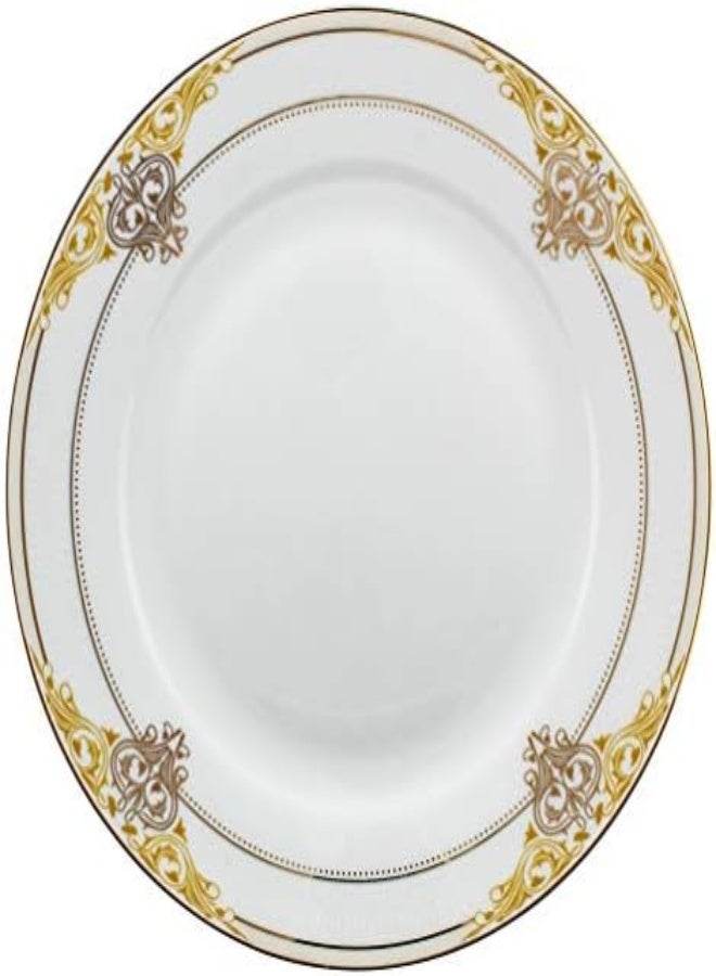 Shallow Porcelain Prestige Dessert Plate, White, 20Cm, Ts-K1-21