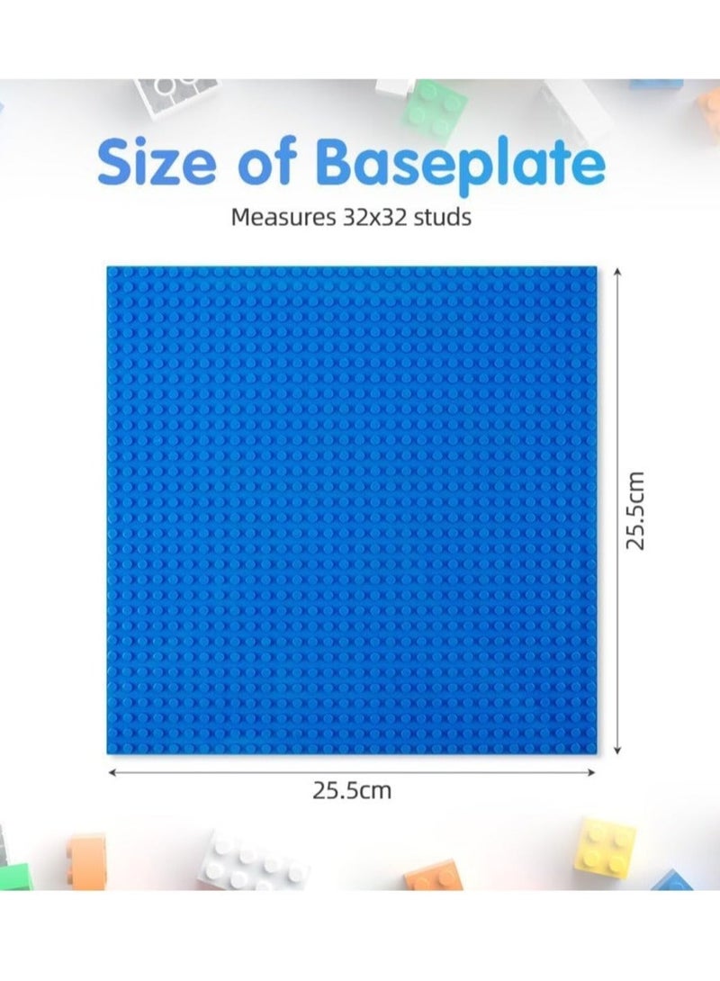 Classic Baseplates, 4 Pack Square 32x32 Stud Building Base, 10
