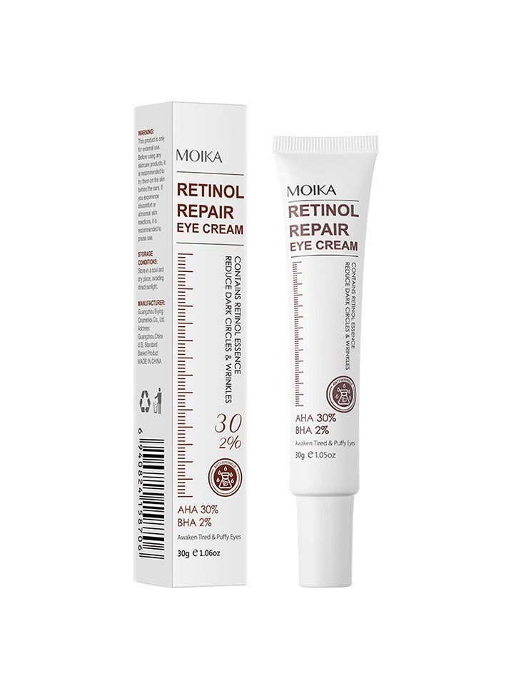 Reduce Fine Lines, Anti-wrinkle Firming Retinol Repair Eye Cream 30g
