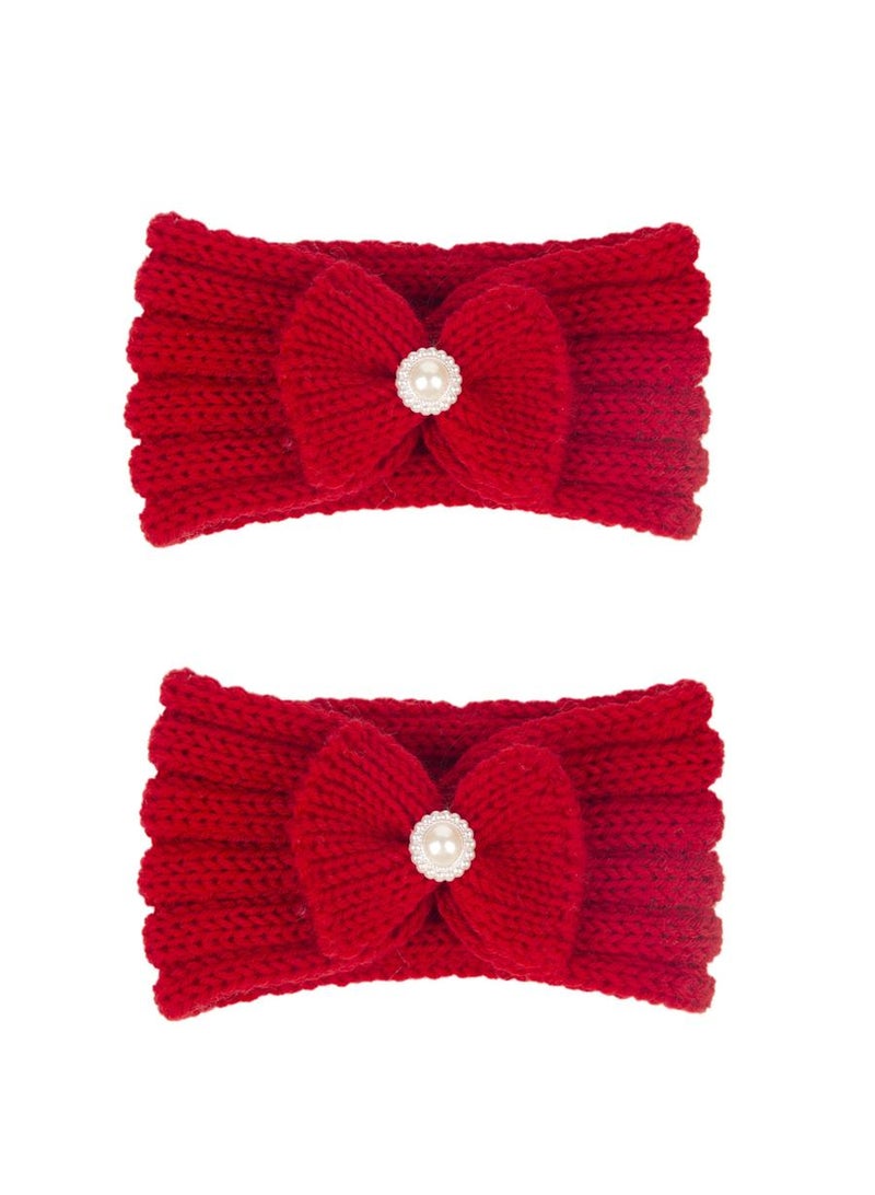 2 Piece Baby Knitted Protective Headscarf