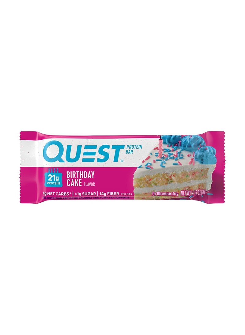 Quest Nutrition Birthday Cake Protein Bar High Protein