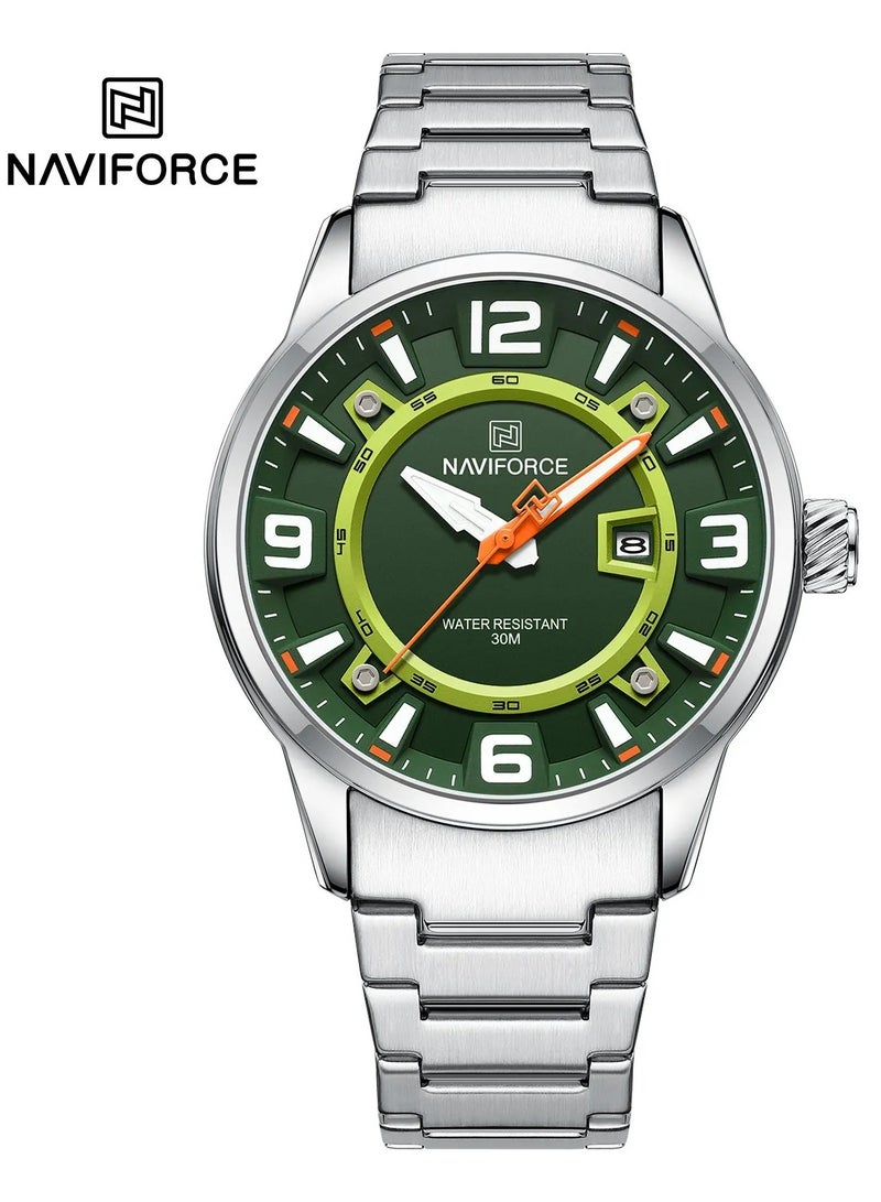 NAVIFORCE NF8044 Velocity Vista Watch for Men, Stainless Steel Watch-2024