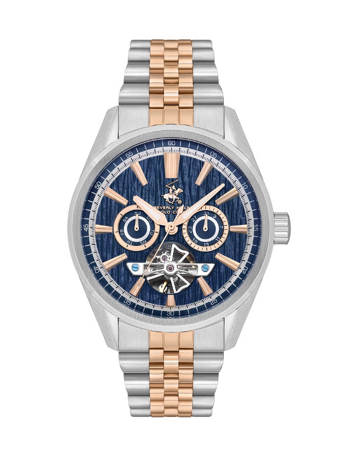 Beverly Hills Polo Club Men 's Dark Blue Dial Mechanical watch - BP3632X.590