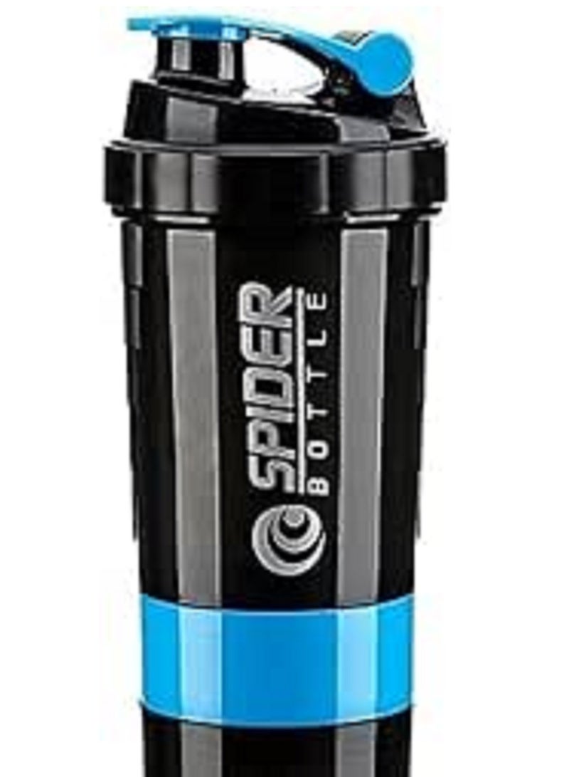 Spider Bottle Protein Shaker Black Blue Red Purple Pack Of 4