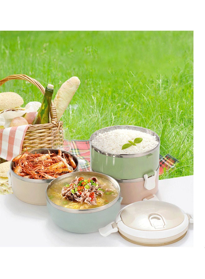 Insulated Lunch Box Set Multicolour 2800ml