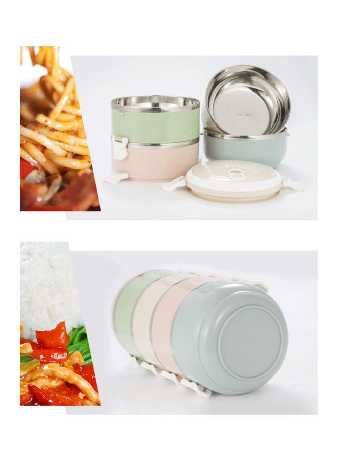 Insulated Lunch Box Set Multicolour 2800ml