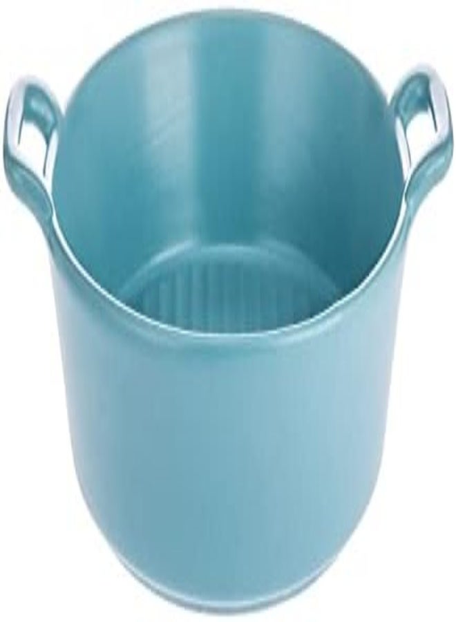 Akdc Ceramic Bowl W/Handle Blue