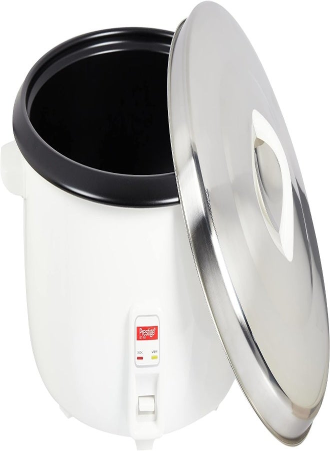 Prestige Rice Cooker 6.6 Litre 2500W, Non-Stick Coating Inner Pot With Stainless Steel Lid