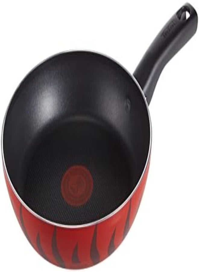 Tefal Frying Pan, G6 Tempo Flame 20 Cm Frypan, Non-Stick With Thermo Spot| Red, Aluminium, 2 Years Warranty, C3040283