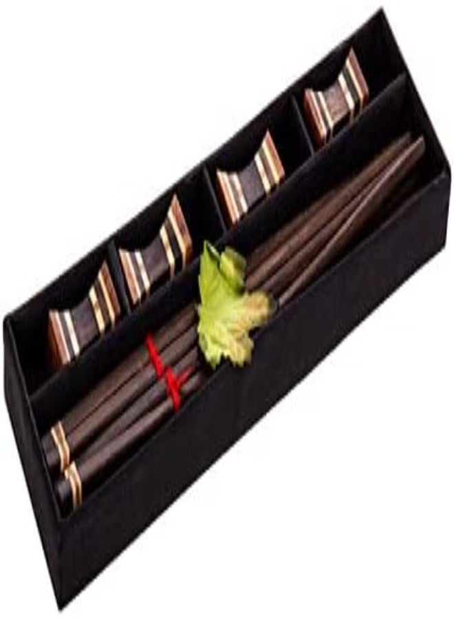 Akdc Sleek And Slim Chopstick Box - Wooden Chopsticks And Rest Stands