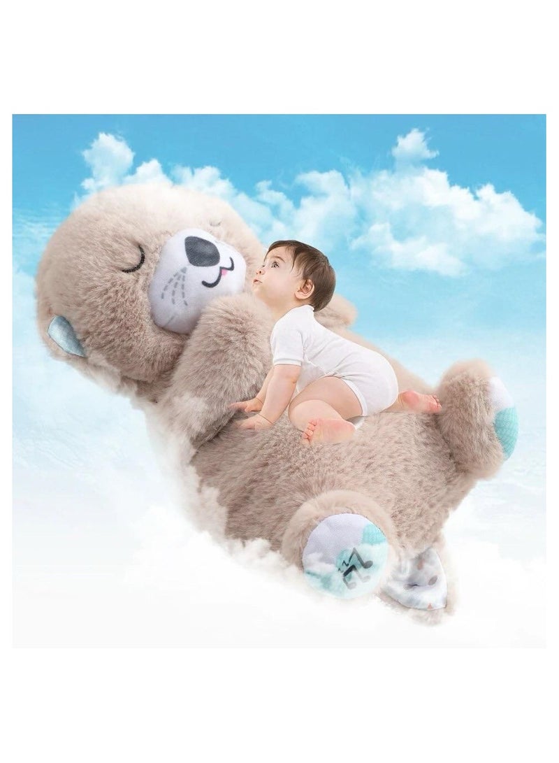 Soothe n Snuggle Otter Portable Plush Baby Toy Chill Vibes Walrus Soother Take Along Musical Plush Toy with Calming Vibrations for Infants