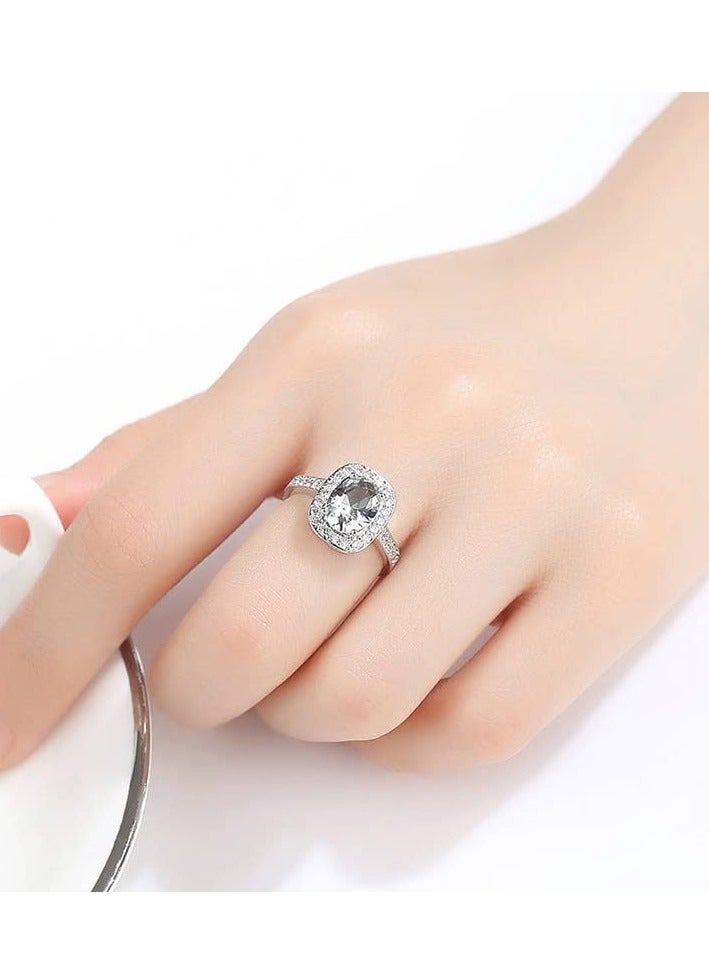 Adjustable Collection Zirconia Ring for Women - Royal Designer Look WITH Luxury Gift Box