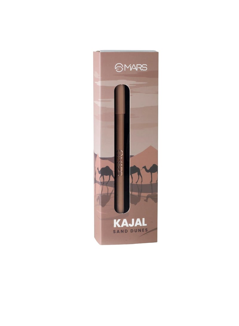 Mars Matte Finish Sand Dunes Kajal|Intense Kajal |08 Go Brown Kajal|Ultra Creamy Texture  Smudge Proof  Water Proof Kajal Long Lasting Eye Pencil Lasts Up to 12 hours