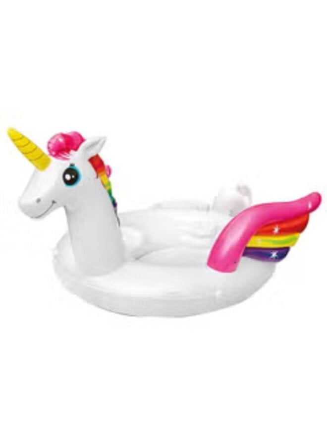 Unicorn Party Inflatable Island Pool Floats 503x335x173cm