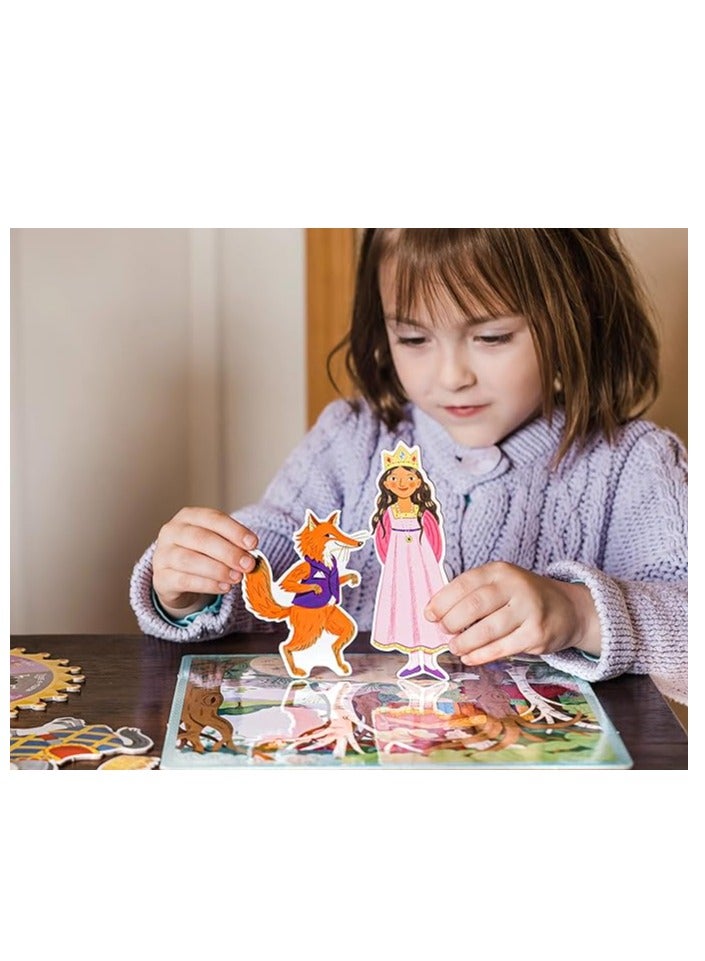 eeBoo Fairytale Spinner Game for Education and fun to play for kids.