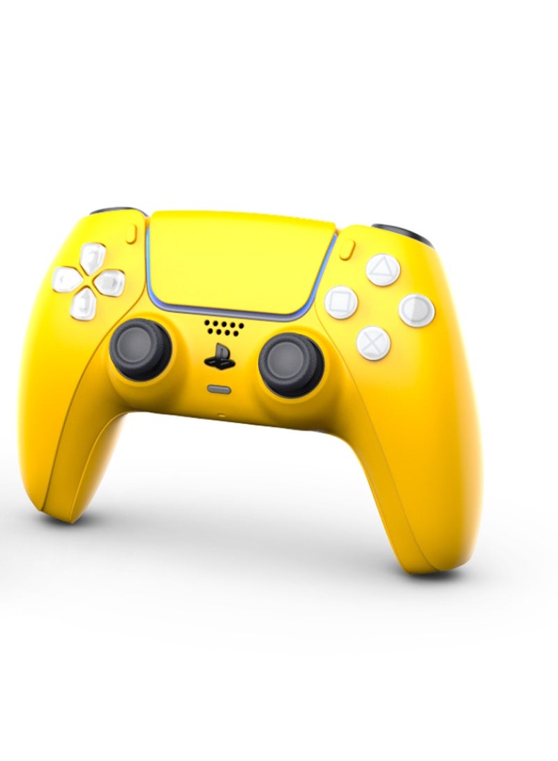 CRAFT by MERLIN PAINTED PLAY STATION 5 DUAL SENSE WIRELESS CONTROLLER YELLOW EDITION
