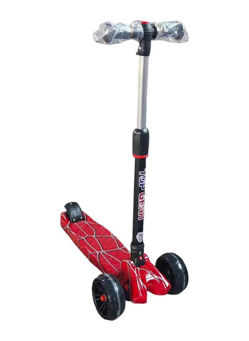 Lovely Baby Folding LB 1086 Kids 3 Wheel Smart Kick Scooter 2-6 Years - Red